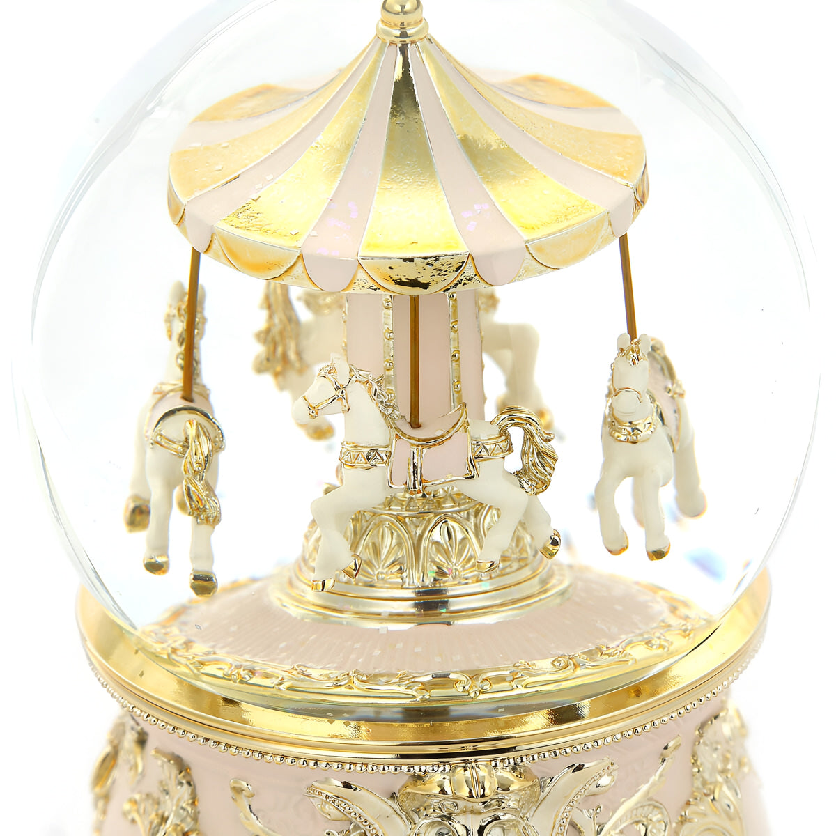 ODM Custom Resin Snowball Music Box Light Music Box Snow Globe with Love Style for Decor Products