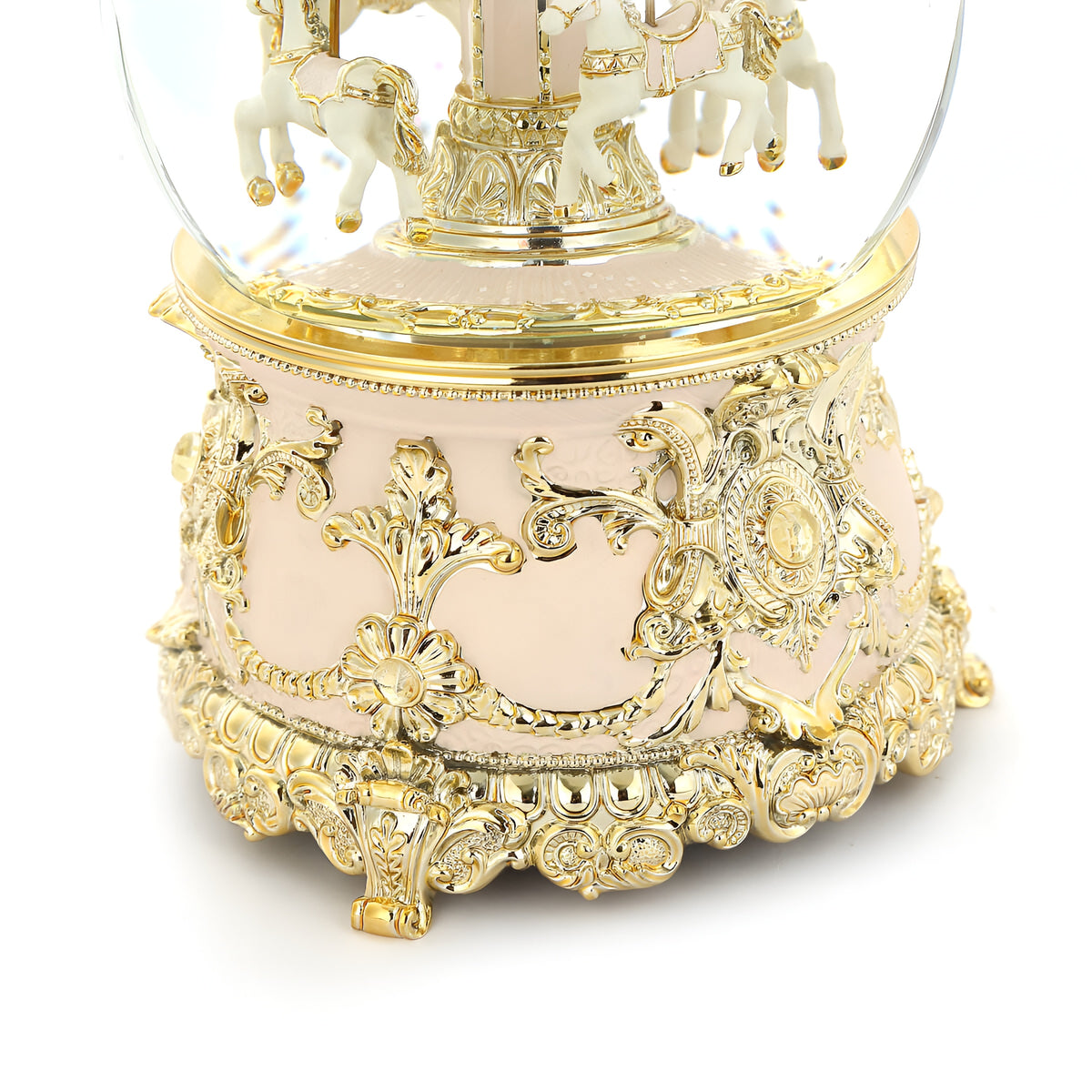 ODM Custom Resin Snowball Music Box Light Music Box Snow Globe with Love Style for Decor Products