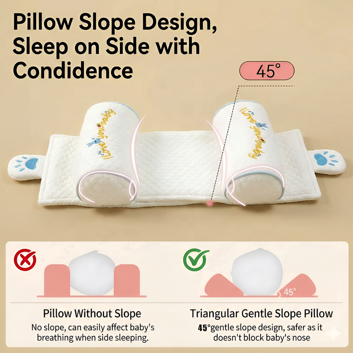Baby Infants Adjustable Head Support Pillow Baby Soft Neck Body Head Support Neck Support For Toddlers