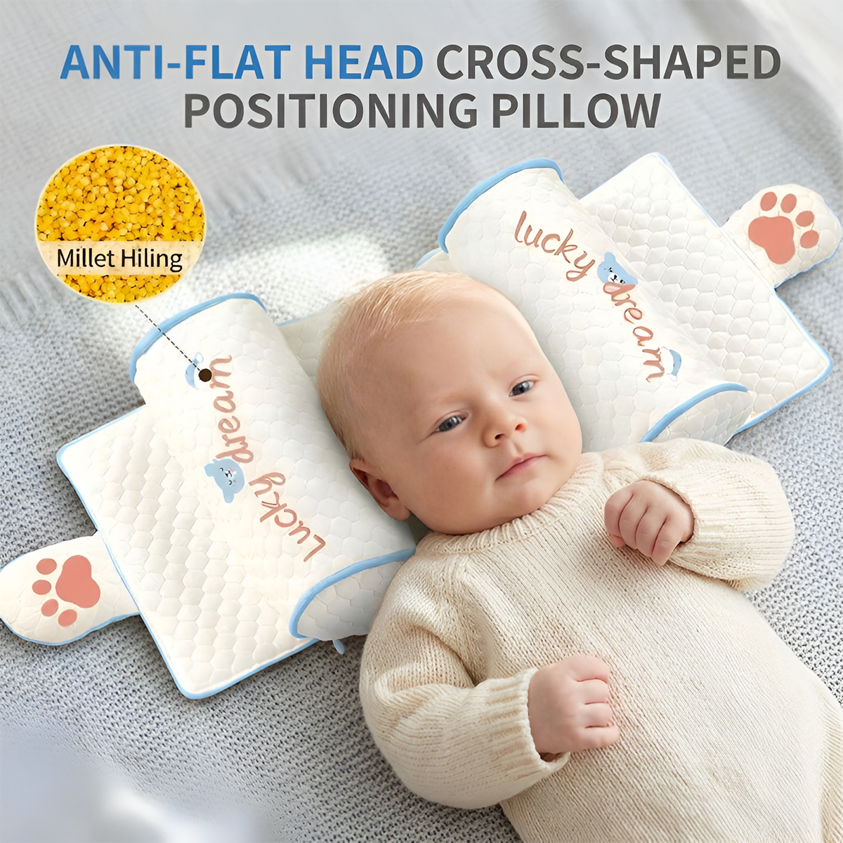 Baby Infants Adjustable Head Support Pillow Baby Soft Neck Body Head Support Neck Support For Toddlers