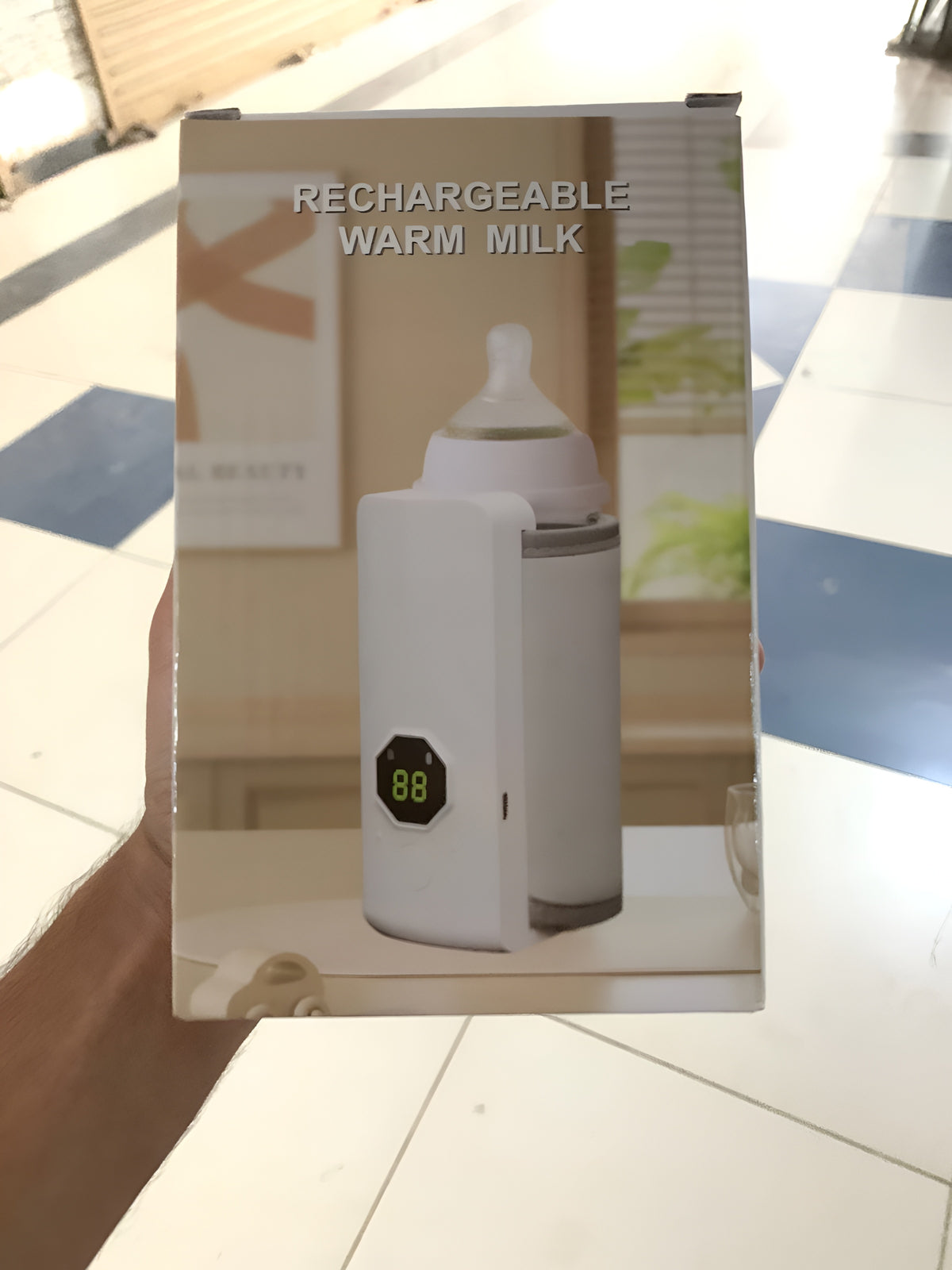 New Portable USB Rechargeable Battery Charge Heated Bottle Milk Warmers for Travel Baby Bottle Warmer for Breastmilk