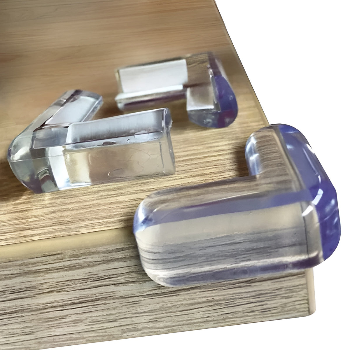 Baby Safety Products Adhesive Plastic Cover Table Round and Square Transparent Edge Silicone Corner Guard Protector